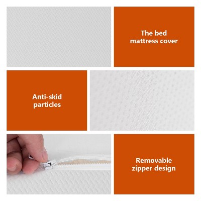 Twin White Gel Memory Foam Adjustable Bed Mattress