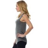 Rekucci Women's Soft Jersey Knit Sleeveless Tank Top – Casual & Versatile Everyday Wear - 2 of 3