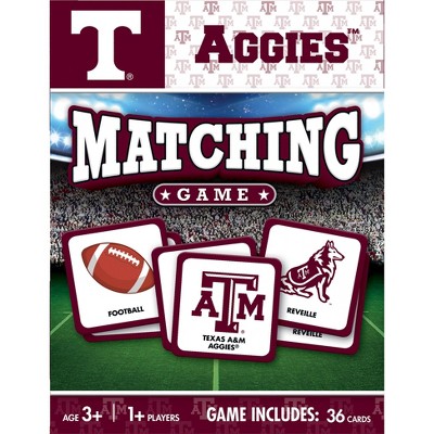 MasterPieces Officially Licensed NCAA Texas A&M Aggies Matching Game for Kids and Families