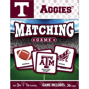 MasterPieces Officially Licensed NCAA Texas A&M Aggies Matching Game for Kids and Families - 1 of 4