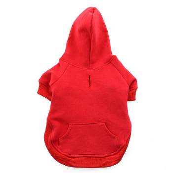 Doggie Design Weekender Dog Sweatshirt Hoodie - Red(x-small) : Target