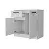 NicBex 2-Door 1-Drawer Dresser Spacious Storage Compartment & Drawer for Clothing/Linens, Durable Wood with Stylish Handles, Ideal for Bedroom - 2 of 4