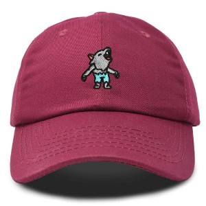 Dalix Werewolf Embroidered Moon Dad Hat Cotton Baseball Cap Adjustable Mens - 1 of 4