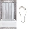 iDesign Stall-Size EVA Shower Curtain Liner - 54" x 78" - Frost - 4 of 4