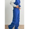 Women's Fleece Terry Cargo Sweatpants - Buttermelon - 2 of 3