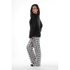 Just Love Ultra-Soft Womens Pajama Pant Set with Matching Socks with Sayings / Christmas Pajamas - 3 of 4