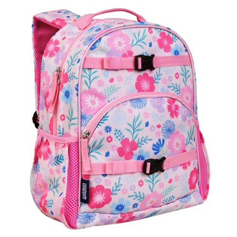 Wildkin Kids Pink Floral Medium Eco Backpack 12l Target