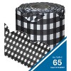 Carson Dellosa Education Black Gingham Rolled Scalloped Borders, 65 Feet Per Roll, Pack of 3 - 4 of 4