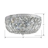 Crystorama Lighting Ceiling Mount 3 - Light Flush Mount in  Polished Chrome - 3 of 3