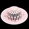 Unique Bargains Household Kitchen Plastic Round Basin Sink Residue Stopper Strainer Pink 2 Pcs - 3 of 4