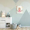 Stupell Industries Glam Girly Princess with Crown Soft Pink Floral Gallery Wrapped Canvas Wall Art, 16 x 20 - 2 of 4