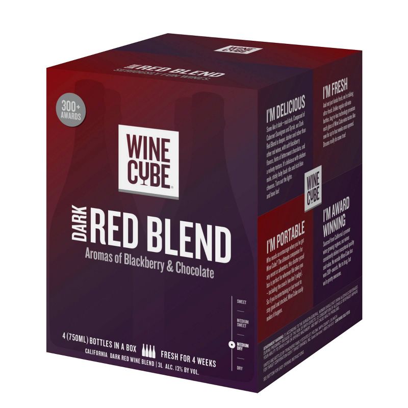 Dark Red Blend Red Wine - 3L Box - Wine Cube&#8482;, 1 of 8