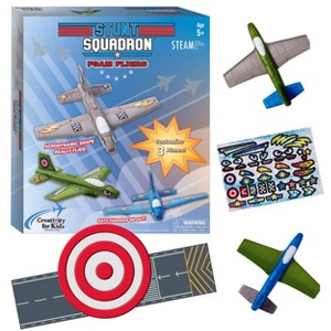 Creativity for Kids Stunt Squadron Foam Fliers: DIY Art Kit with Stickers, Foam Material, Ages 5+ - 1 of 3