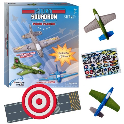 Creativity for Kids Stunt Squadron Foam Fliers: DIY Art Kit with Stickers, Foam Material, Ages 5+ - image 1 of 3