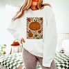 Simply Sage Market Pumpkin Boho Floral Lightweight Garment Dyed Sweatshirt - 3 of 4