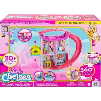 Chelsea's 3-Level Playhouse with Secret Spaces and 20+ Accessories