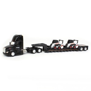 ERTL 1/64 Peterbilt 579 w/ Lowboy & 2 Bobcat S76 Skid-Steer Loaders, 2022 NTT'NC Show 16446 - 1 of 4
