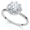 Pompeii3 7/8Ct TW Sapling Diamond Engagement Ring 14k Gold or Platinum Lab Created EF/VS - 3 of 4