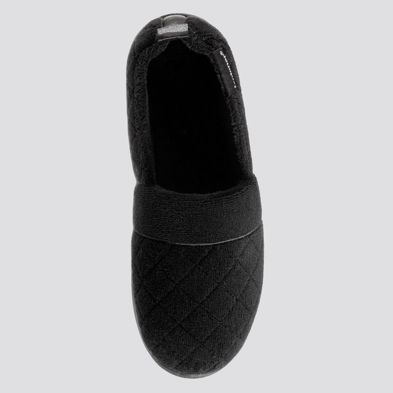 Isotoner Women's Diamond Quilted Microterry Closed-Back Slippers, 3 of 8