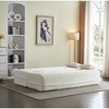 78" Folding Sofa Bed, No Assembly Plush Corduroy Couch with 2 Free Pillows for Living Room - 4 of 4