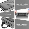 Flatware Storage Case - Durable 5 Compartment Silverware Storage Container Box with Removable Lid and Easy to Carry Handles - 3 of 4