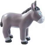 HABA Little Friends Donkey - 3.75" Farm Animal Toy Figure