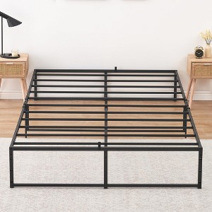 Whizmax Three Size Bed Frame, 14 inch Metal Bed Platform Frame with 3 in 1 Steel Support, Ultra Sturdy No Box Spring Needed Easy to Assemble - 1 of 4