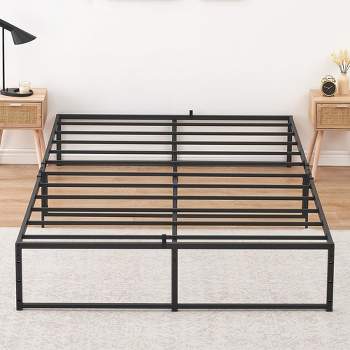 Whizmax Three Size Bed Frame, 14 inch Metal Bed Platform Frame with 3 in 1 Steel Support, Ultra Sturdy No Box Spring Needed Easy to Assemble
