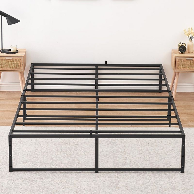 Whizmax Three Size Bed Frame, 14 inch Metal Bed Platform Frame with 3 in 1 Steel Support, Ultra Sturdy No Box Spring Needed Easy to Assemble, 1 of 9