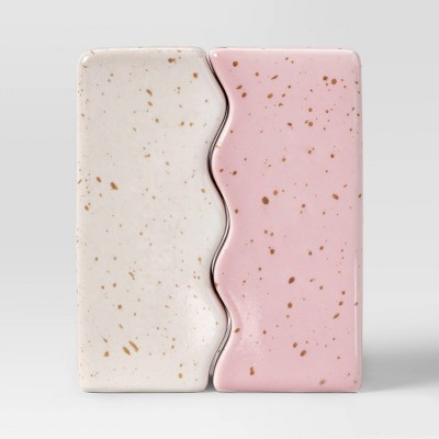 Novelty Salt and Paper Shaker Set Pink/Ivory - Room Essentials™