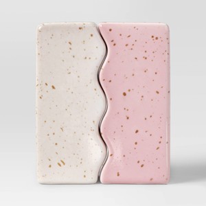Novelty Salt and Paper Shaker Set Pink/Ivory - Room Essentials™ - 1 of 3