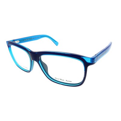 Marc by Marc Jacobs  MGA Unisex Rectangle Eyeglasses Blue Fluorescent Blue 54mm