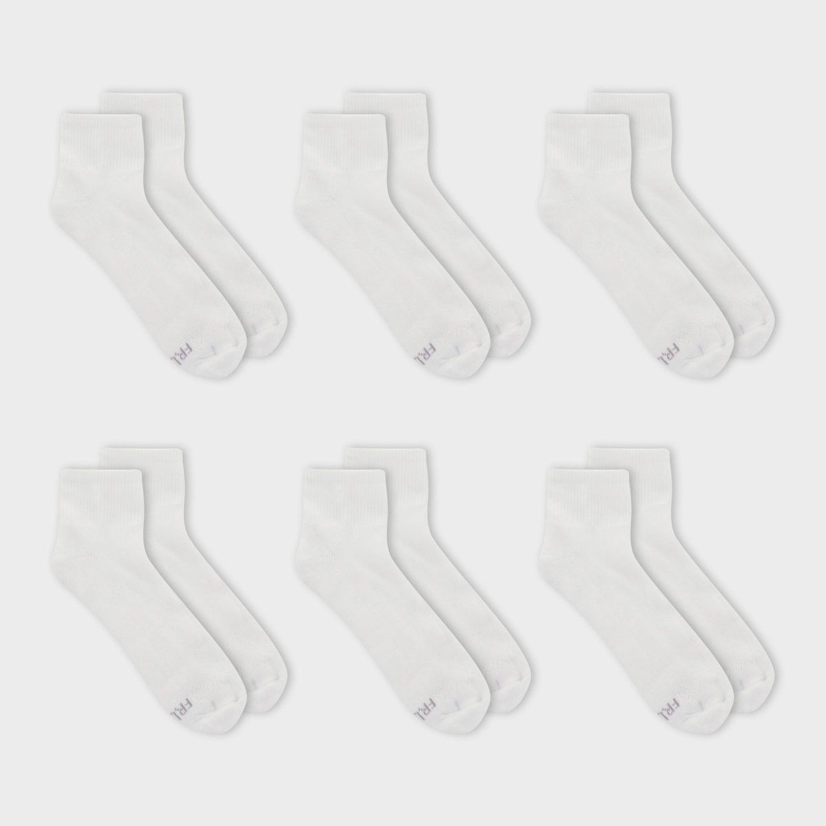 Fruit of the Loom Women's Cushioned 6pk Ankle Athletic Socks 4-10 - thumbnail 7