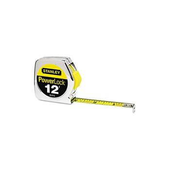 25FT. x 1wide Rubber Covered Case TAPE MEASURE Power Locking 