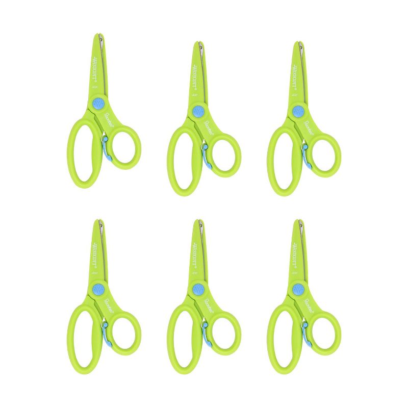 Westcott® Preschool Training Scissors, 5in, Pack of 6, 1 of 5