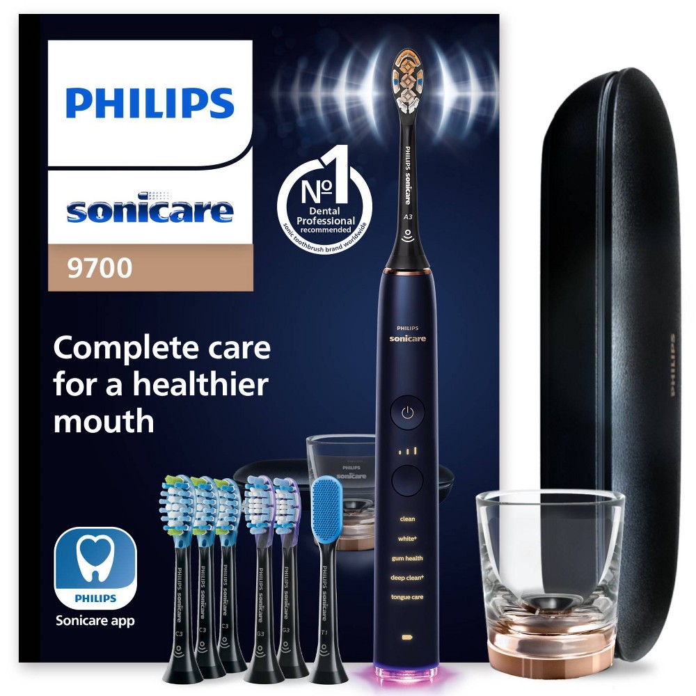 Photos - Electric Toothbrush Philips Sonicare DiamondClean Smart  - Lunar Blue 