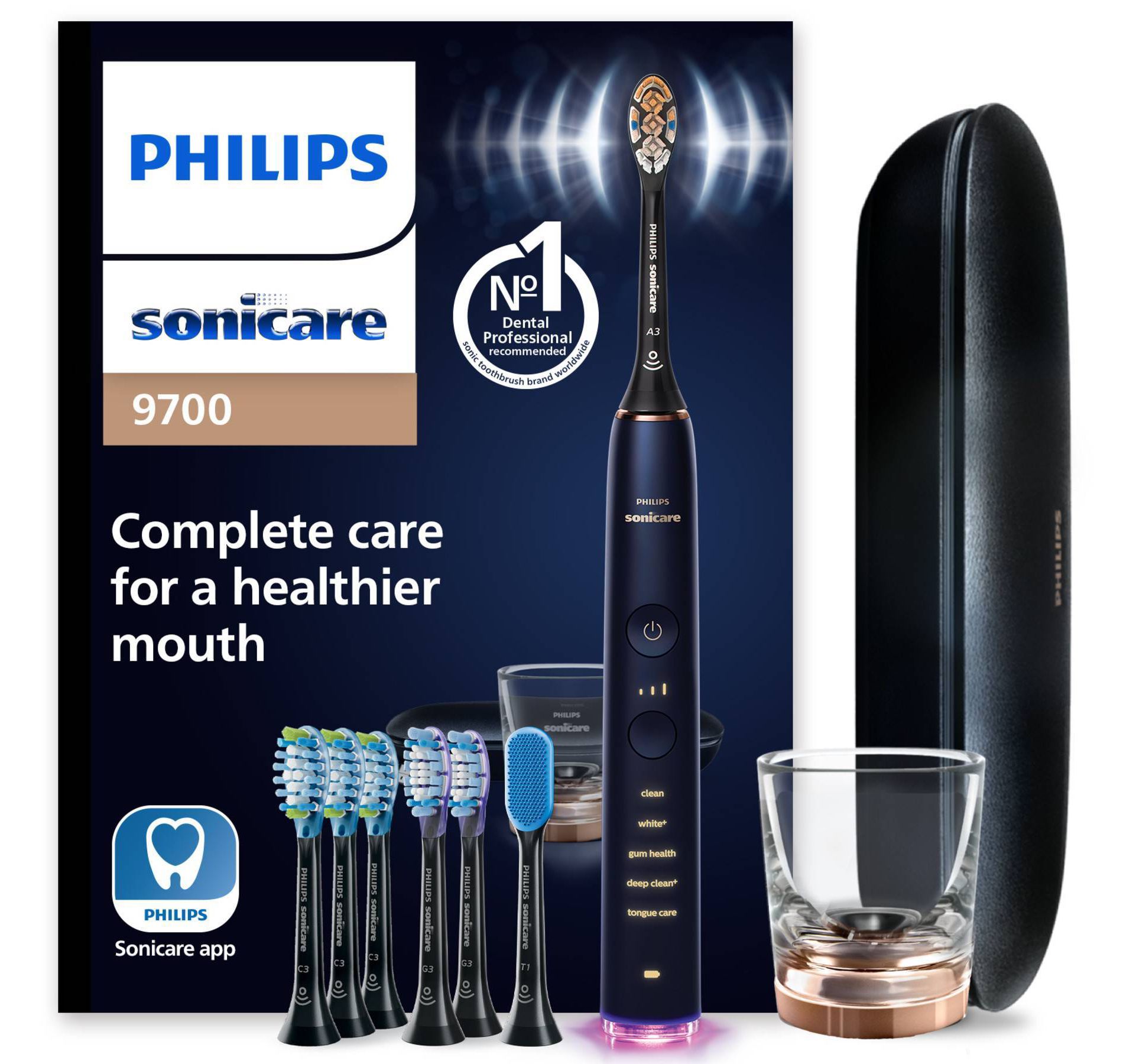 Philips Sonicare DiamondClean Smart Electric Toothbrush - Lunar Blue
