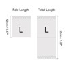 Unique Bargains Woven Crafting Clothing Sewing Embroidered Size Labels 100 Pcs - 2 of 4