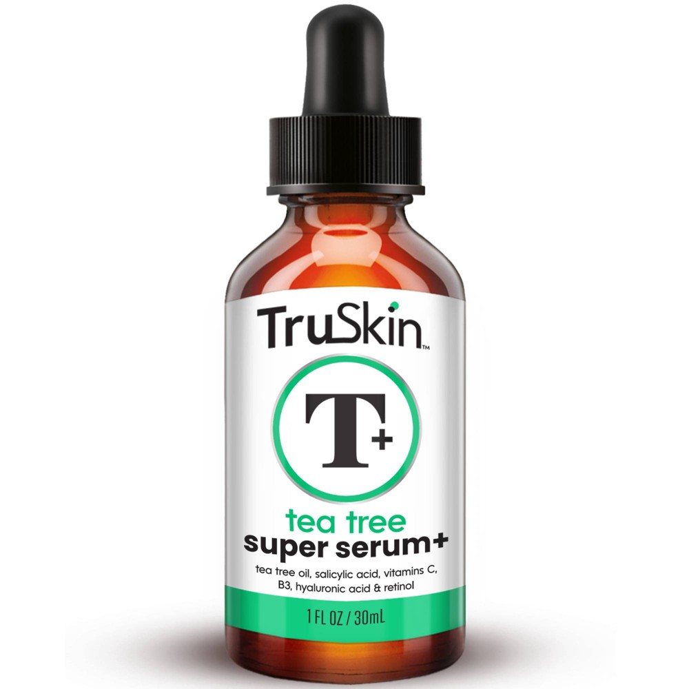 Photos - Cream / Lotion TruSkin Tea Tree Oil Acne Treatment Serum - 1 fl oz