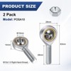 Unique Bargains Self-Lubricating Thread Steel Joint Jam Nuts Rod End Bearing - 3 of 4