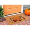 HomeRoots 24" X 36" Natural And Orange Coir Pumpkin Outdoor Fall Door Mat - 2 of 4