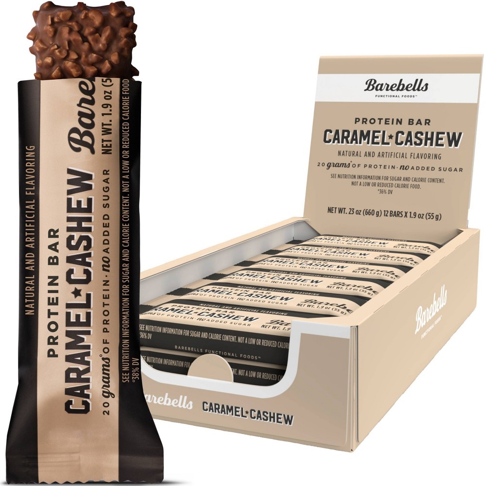 UPC 850000429093 product image for Barebells Protein Single Bars - Caramel Cashew - 55gms | upcitemdb.com
