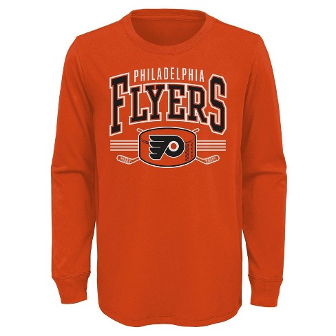 NHL Philadelphia Flyers Boys' Long Sleeve T-Shirt - L