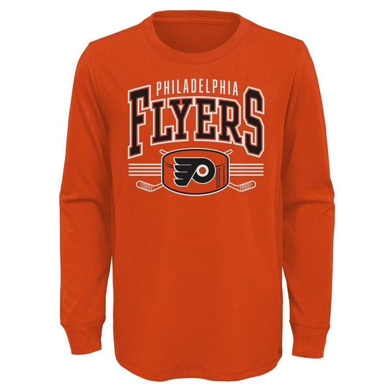 NHL Philadelphia Flyers Boys&#39; Long Sleeve T-Shirt, 1 of 2