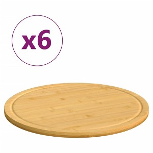 vidaXL Chopping Boards 6 pcs 11.8 in.x0.6 in. Bamboo - 1 of 4