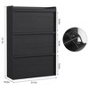 Coolmee Shoe Cabinet with Flip Drawers, Shoe Organizer with Adjustable Shelf, Hidden Shoe Storage for Entryway, Hallway, Living Room - 2 of 4