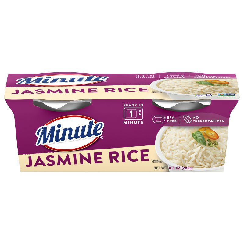 Minute Rice Gluten Free Jasmine Rice - 8.8oz/2ct, 1 of 13