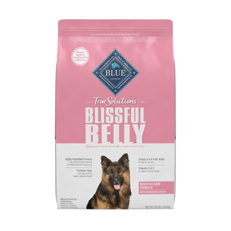 Blue Buffalo True Solutions Blissful Belly Digestive Care Chicken Flavor Adult Dry Dog Food, 1 of 11