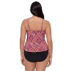 Trimshaper Women's Ronnie Two Tier Ruffle Tankini Swimsuit Top - 3 of 3