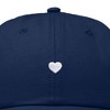 Dalix Heart Embroidered Cotton Summer Outdoor Baseball Cap Dad Hat Womens - 2 of 4